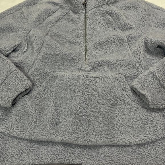 Lululemon Scuba Oversized Fleece Funnel Neck XS/S Winter Cozy Purple Athleisure - Picture 4 of 12
